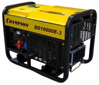 Дизельный Генератор с электрозапуском Champion DG10000 - 3 (380) - фото 1